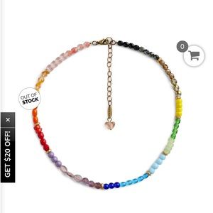 Sabika Full Colored beaded necklace…summer 2023